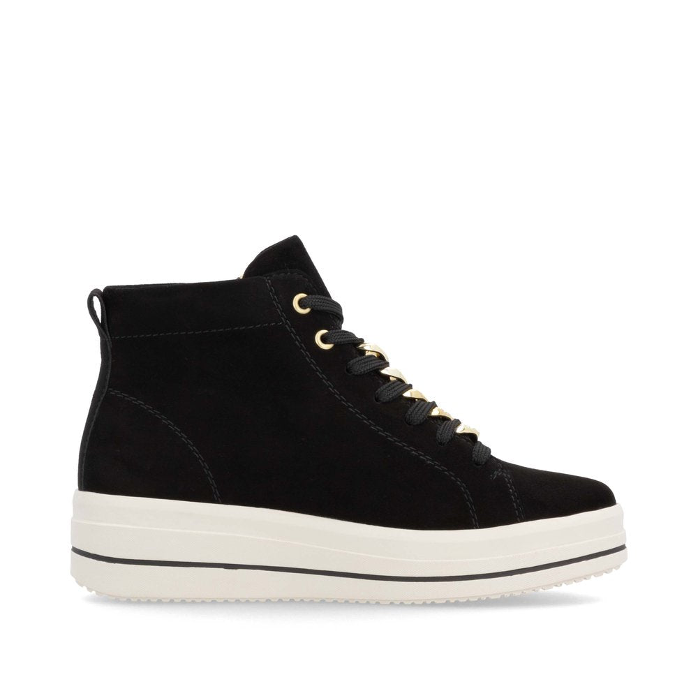 Remonte Ladies Chain Trim Lace Up Sneaker Boot