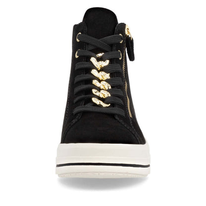 Remonte Ladies Chain Trim Lace Up Sneaker Boot