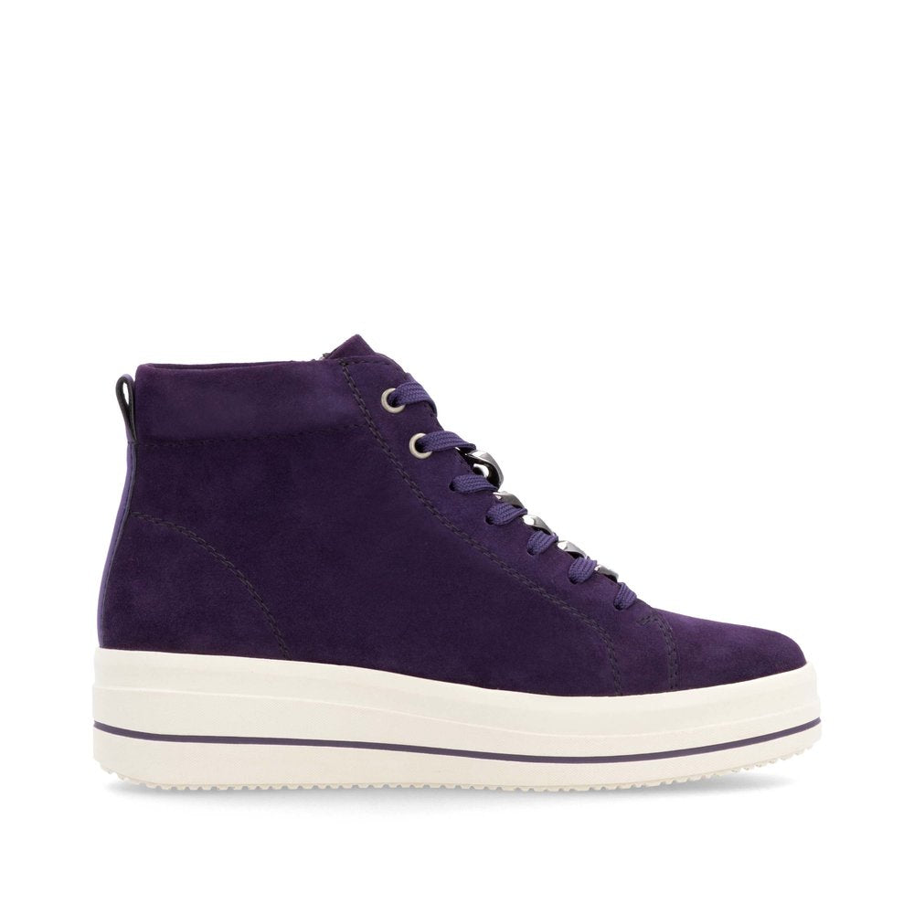 Remonte Ladies Chain Trim Lace Up Sneaker Boot