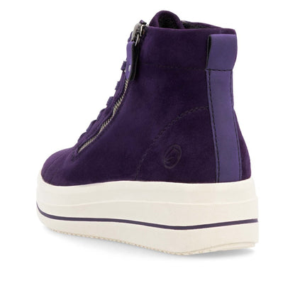 Remonte Ladies Chain Trim Lace Up Sneaker Boot