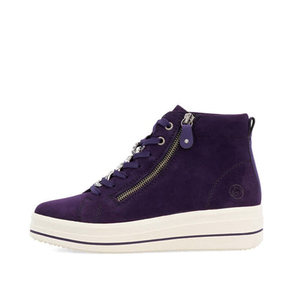 Remonte Ladies Chain Trim Lace Up Sneaker Boot