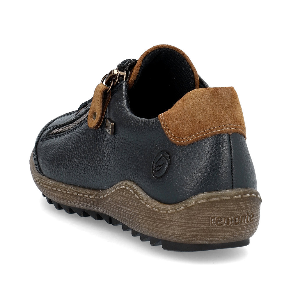 Remonte Ladies Lace Up Zip Side Shoe