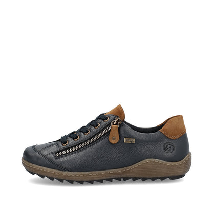 Remonte Ladies Lace Up Zip Side Shoe
