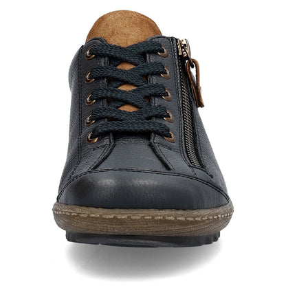 Remonte Ladies Lace Up Zip Side Shoe