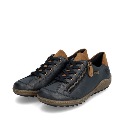 Remonte Ladies Lace Up Zip Side Shoe