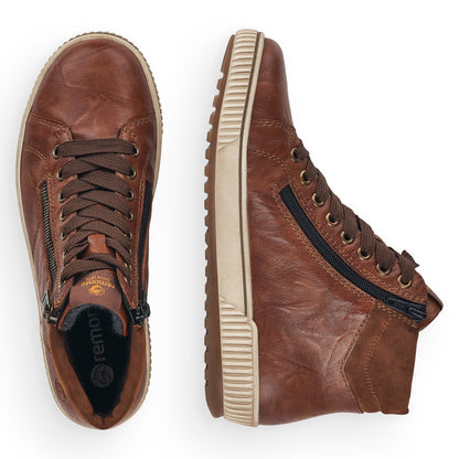 Remonte Ladies Lace Up Tex Lined Sneaker Boot