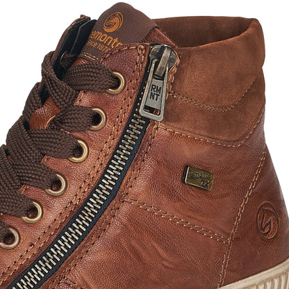 Remonte Ladies Lace Up Tex Lined Sneaker Boot