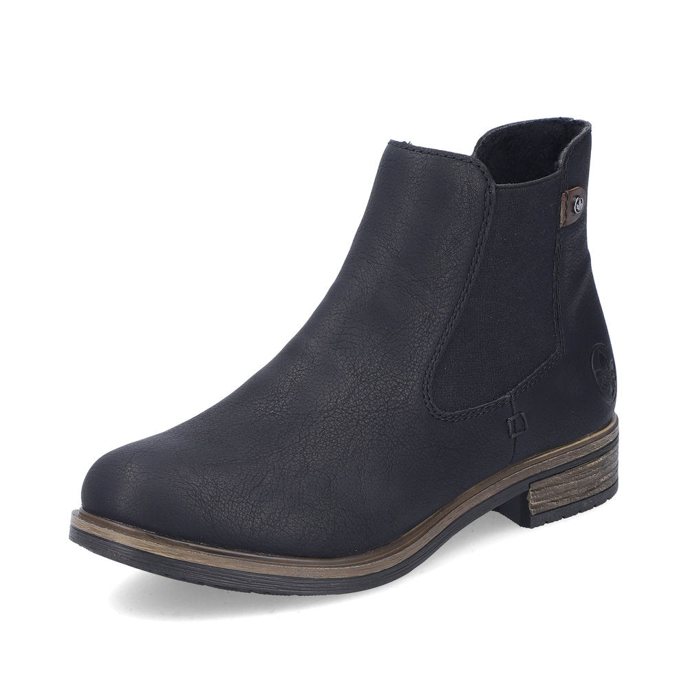Rieker Ladies Elastic Sided Ankle Boot