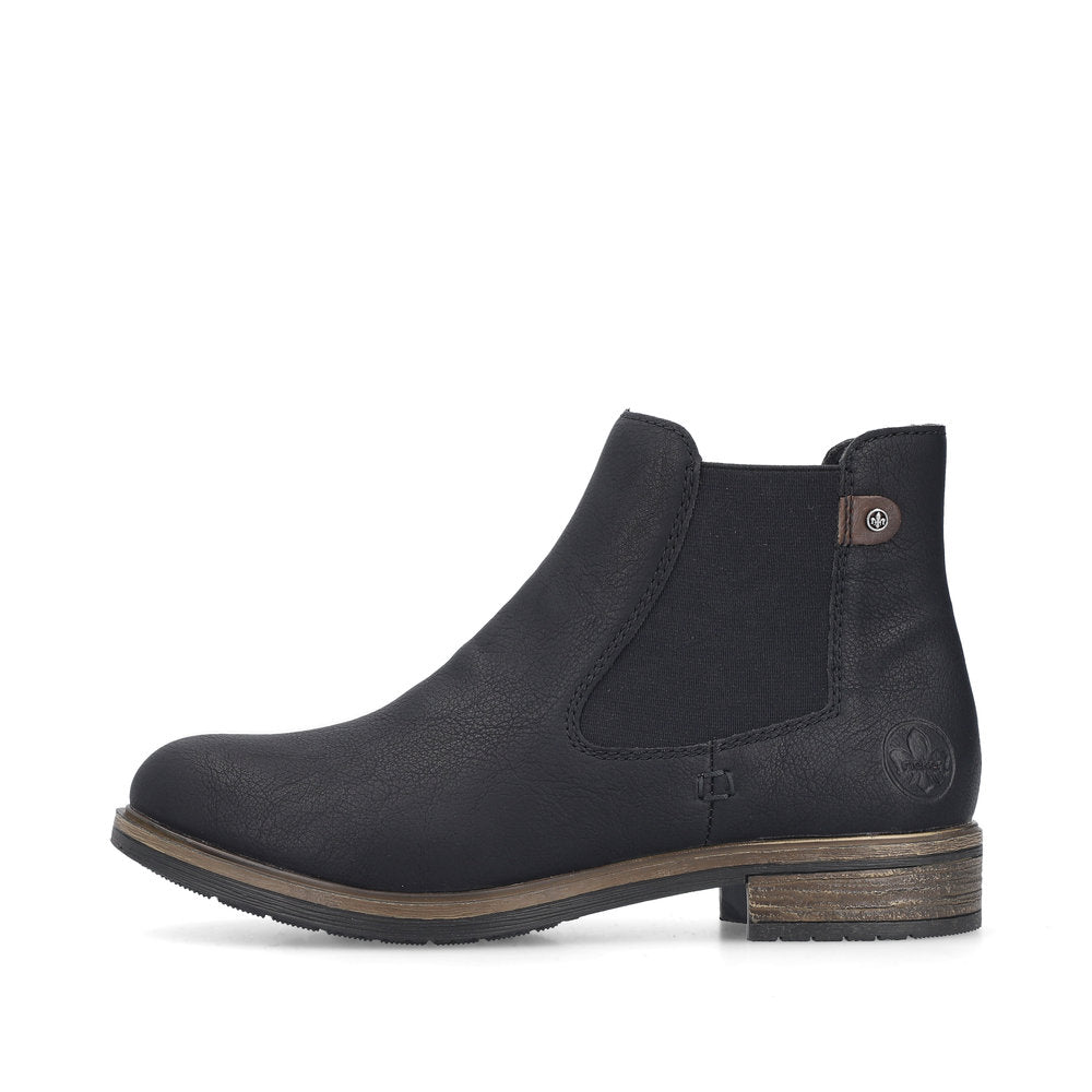 Rieker Ladies Elastic Sided Ankle Boot