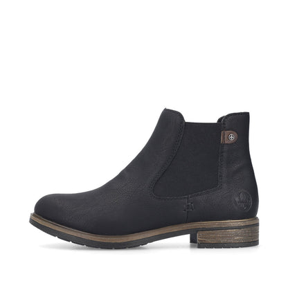 Rieker Ladies Elastic Sided Ankle Boot