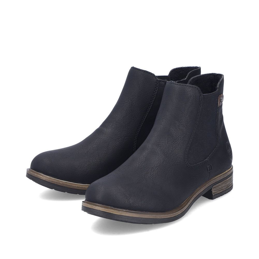 Rieker Ladies Elastic Sided Ankle Boot