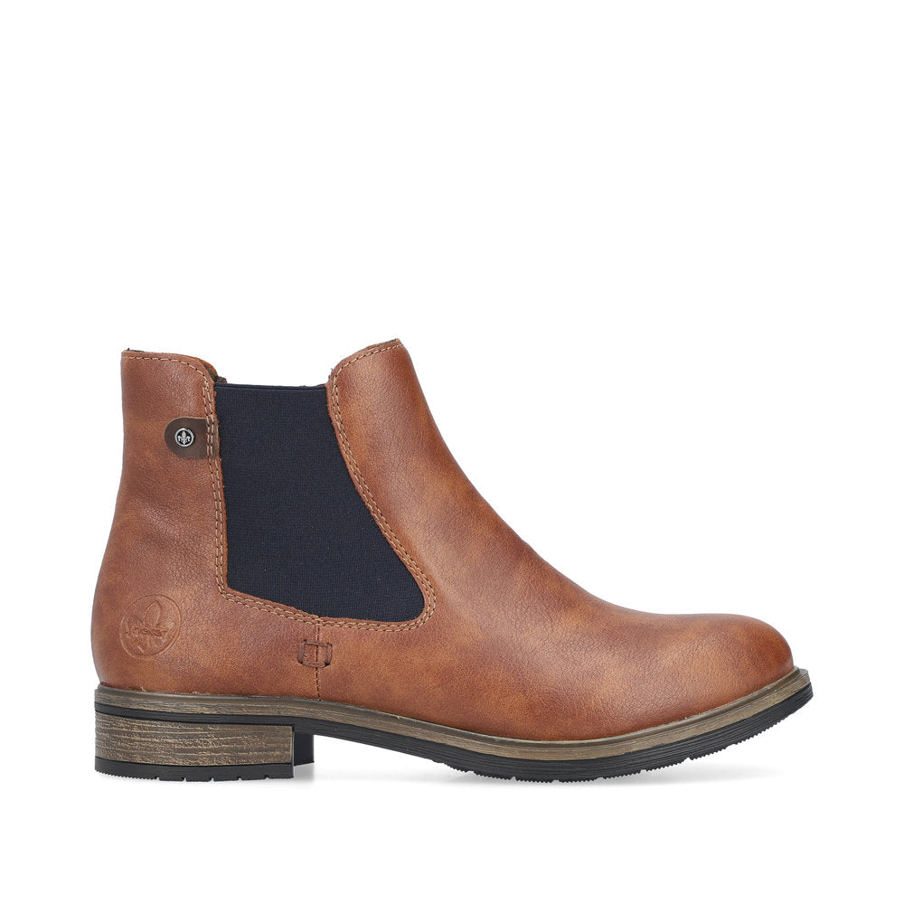 Rieker Ladies Elastic Side Chelsea Boot