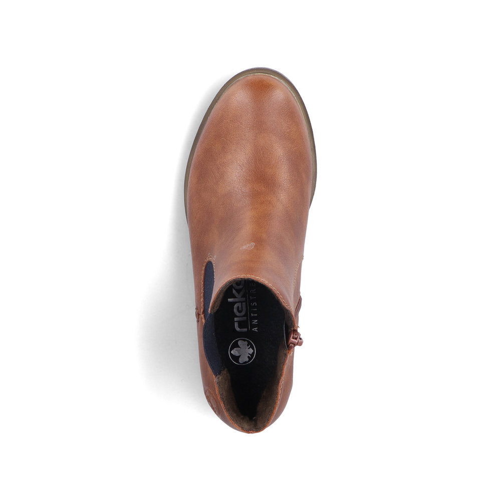 Rieker Ladies Elastic Side Chelsea Boot