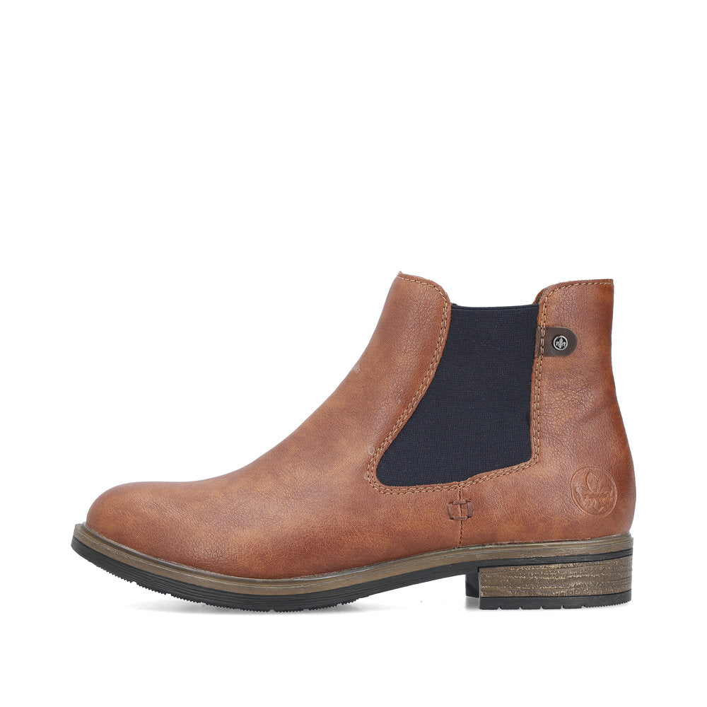 Rieker Ladies Elastic Side Chelsea Boot