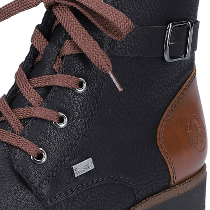Rieker Ladies Lace Up Tex Ankle Boot