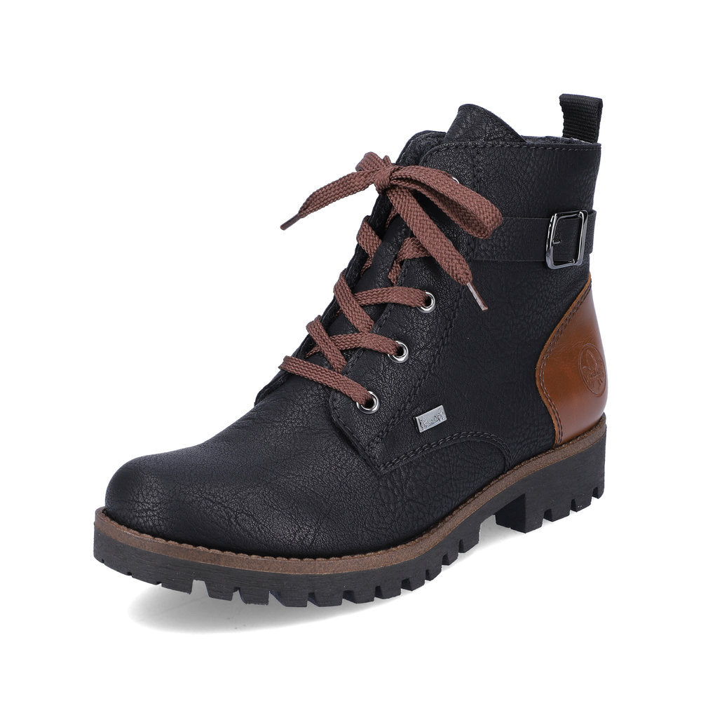 Rieker Ladies Lace Up Tex Ankle Boot
