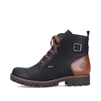 Rieker Ladies Lace Up Tex Ankle Boot