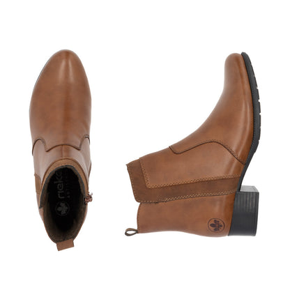Rieker Ladies Classic Zip Ankle Boot