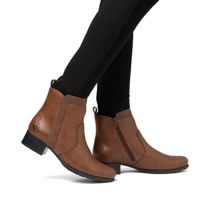 Rieker Ladies Classic Zip Ankle Boot