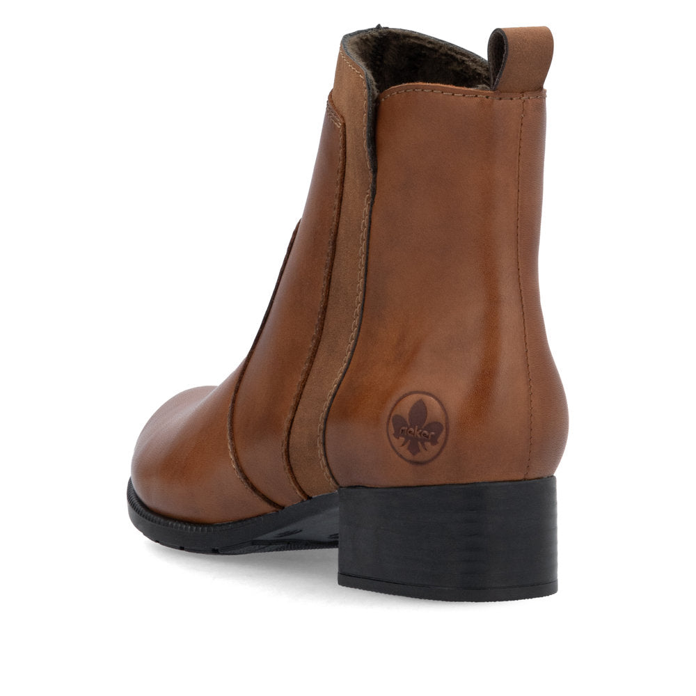 Rieker Ladies Classic Zip Ankle Boot