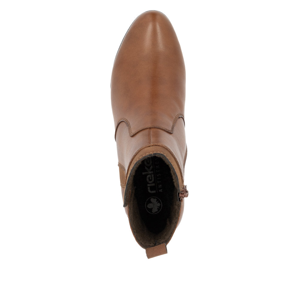 Rieker Ladies Classic Zip Ankle Boot