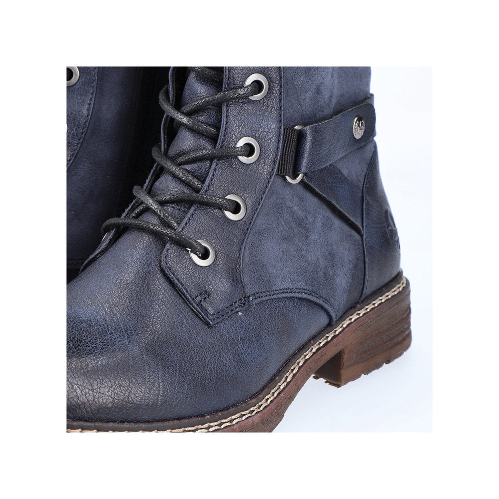 Rieker Ladies Lace Up Front Long Boots