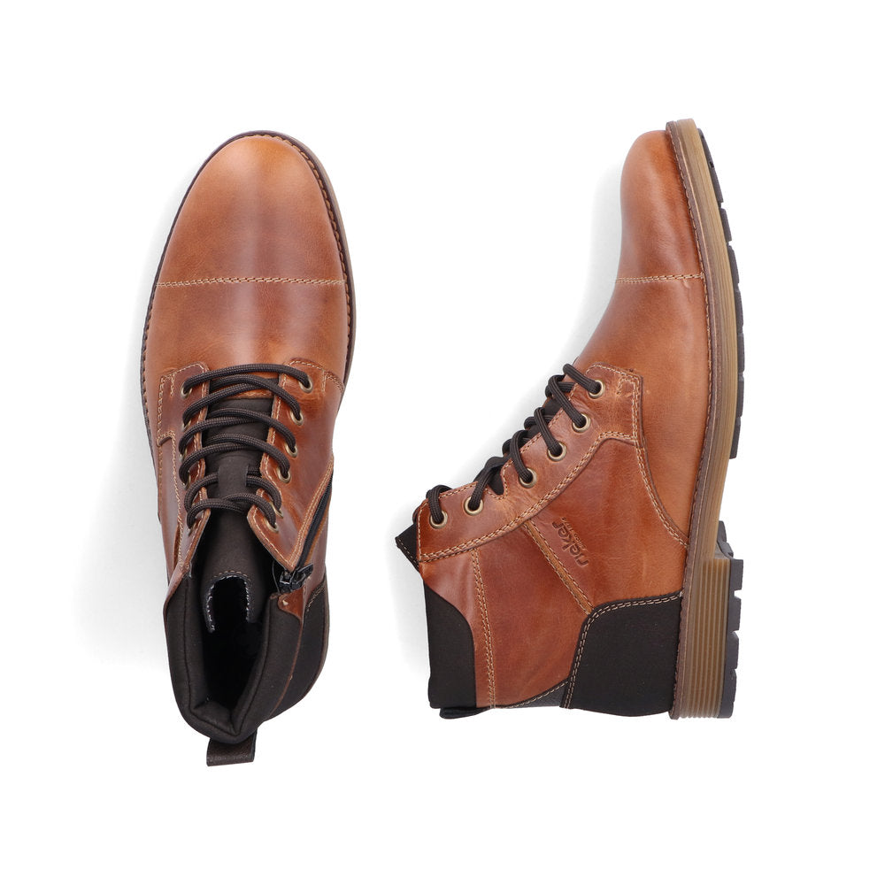 Rieker Mens Chunky Sole Lace Up Boot