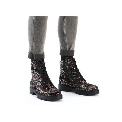 Rieker Ladies Patterned Ankle Boot