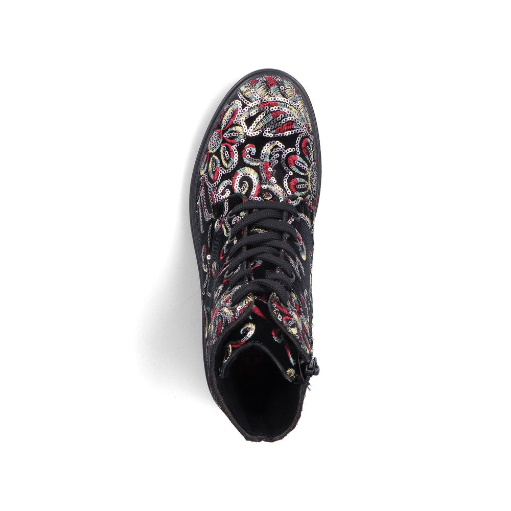 Rieker Ladies Patterned Ankle Boot