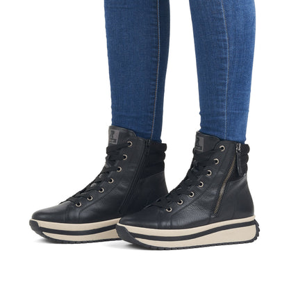 Rieker Ladies Evolution Lace Up Ankle Boot