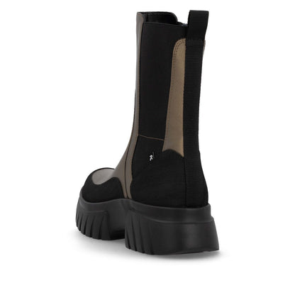Rieker Ladies Evolution Metallic Zip Ankle Boot