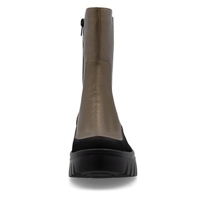 Rieker Ladies Evolution Metallic Zip Ankle Boot