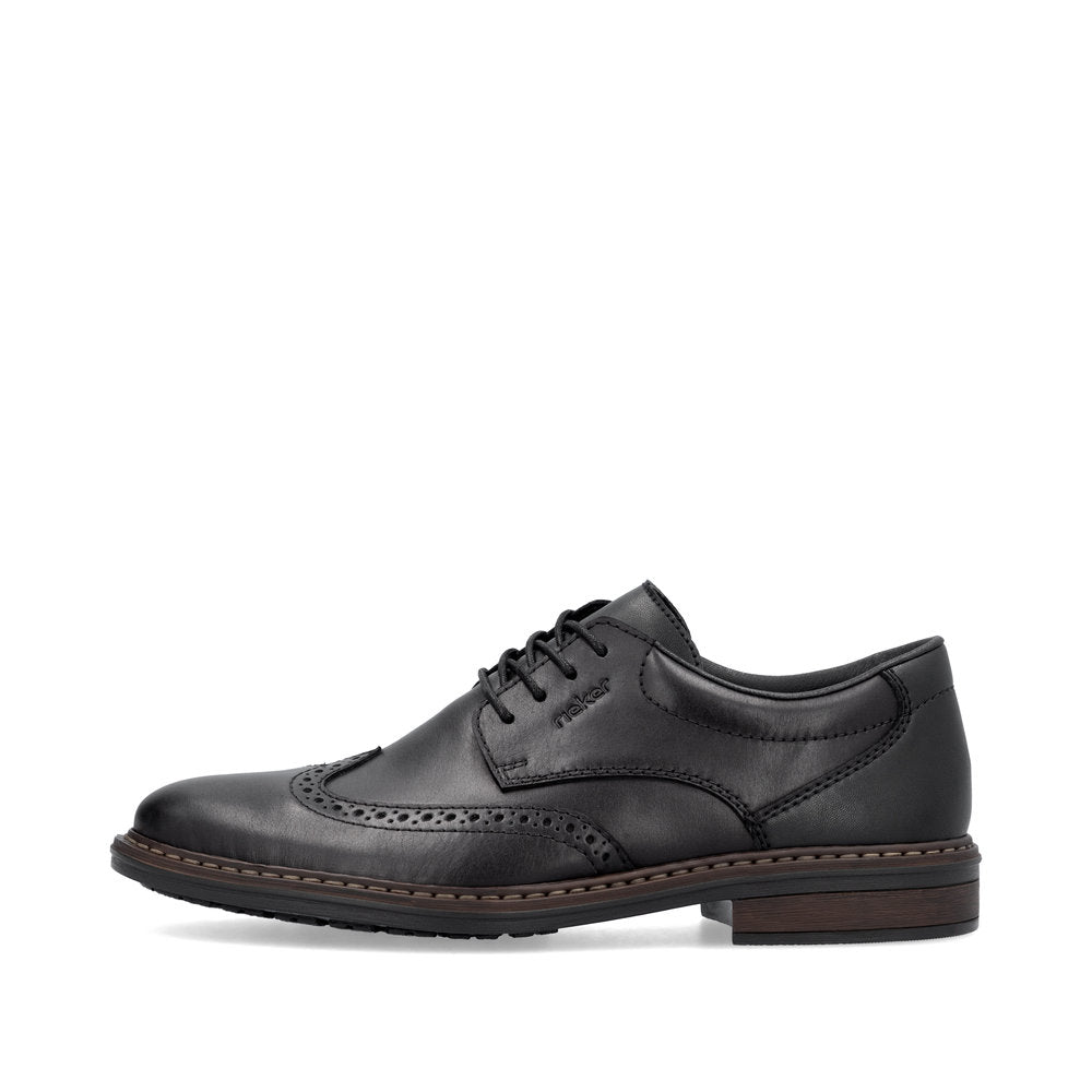 Rieker Mens Brogue Front Lace Shoe