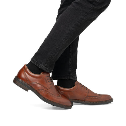 Rieker Mens Lace Up Brogue Gibson