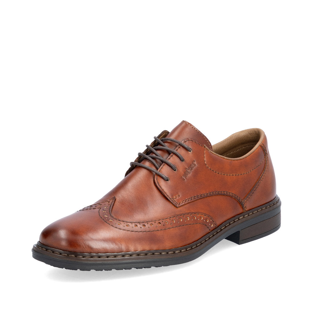 Rieker Mens Lace Up Brogue Gibson