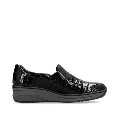 Rieker Ladies Croc Wedge Shoe