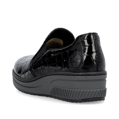 Rieker Ladies Croc Wedge Shoe