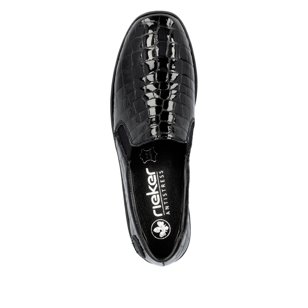Rieker Ladies Croc Wedge Shoe