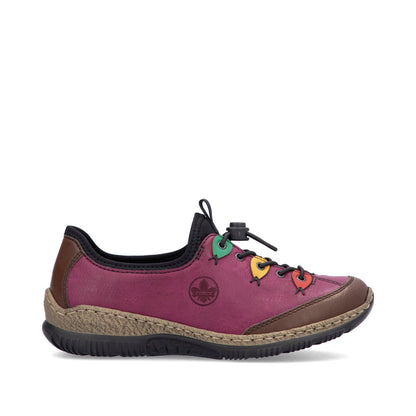 Rieker Ladies Multi Colour Bungee Slip On