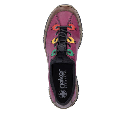 Rieker Ladies Multi Colour Bungee Slip On