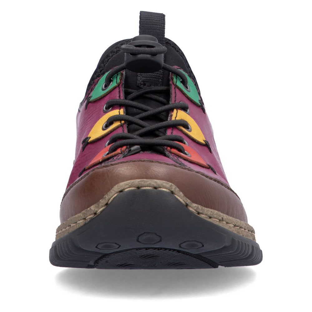 Rieker Ladies Multi Colour Bungee Slip On