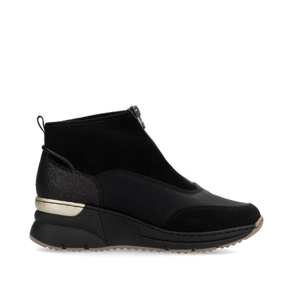 Rieker Ladies Zip Front Sneaker Boot