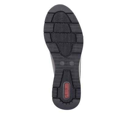 Rieker Ladies Fleece Trimmed Wedge Sneaker
