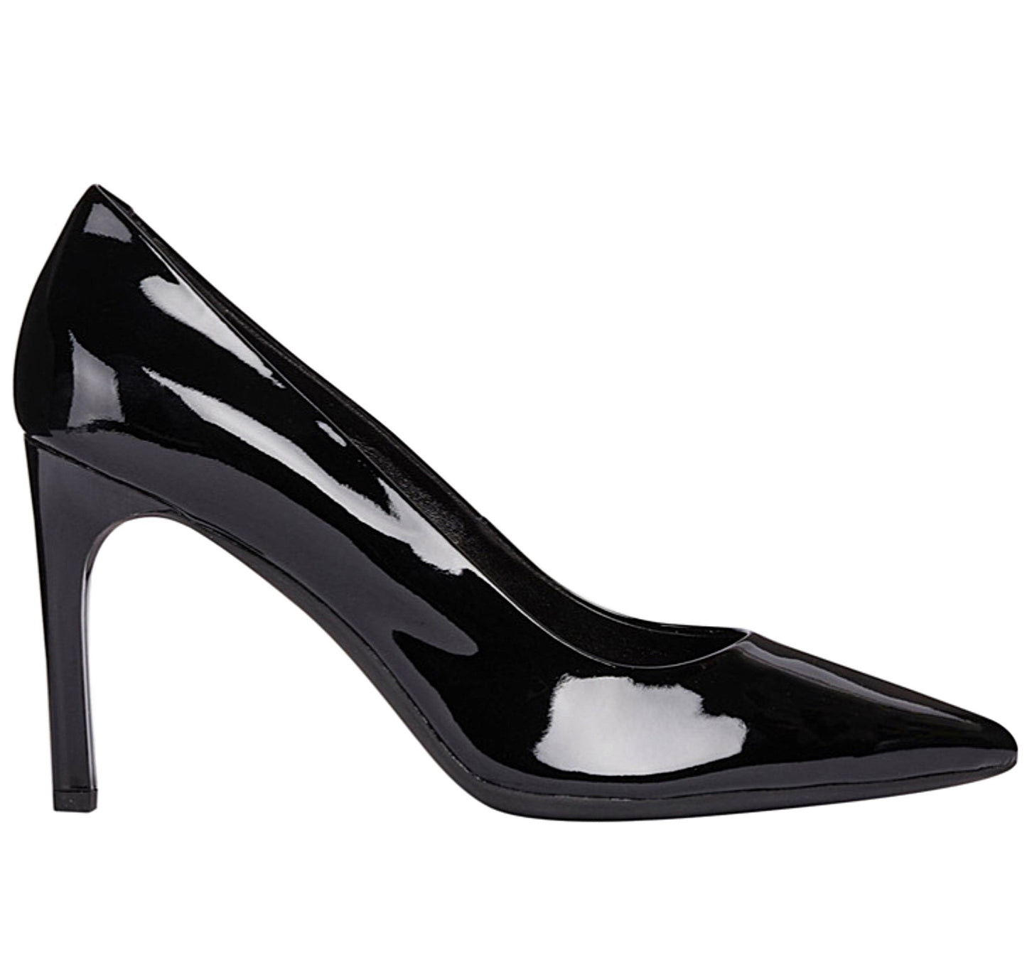 Geox Faviola Ladies Slim Heel Patent Court Shoe