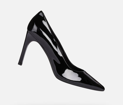 Geox Faviola Ladies Slim Heel Patent Court Shoe