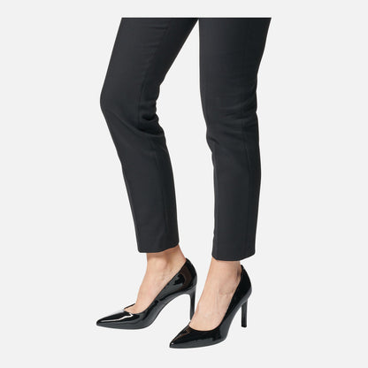 Geox Faviola Ladies Slim Heel Patent Court Shoe