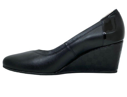 Bioeco Ladies Wedge Heel Court Shoe