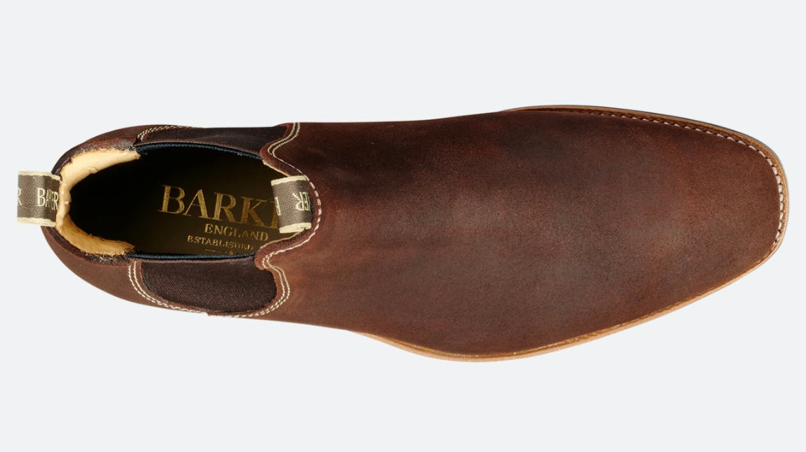 Barker Mansfield Mens Elastic Side Chelsea Boot