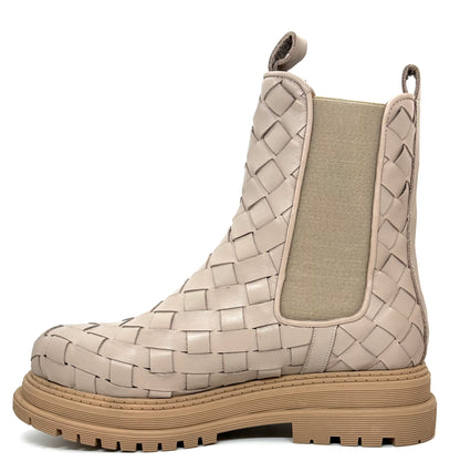 Repo Ladies Woven Upper Chelsea Boot