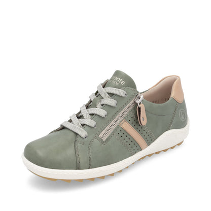 Remonte Ladies Zip Lace Up Sneaker